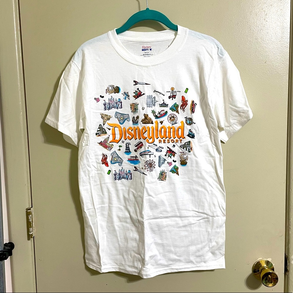 Disneyland Resort Concert Style White T-Shirt Size S